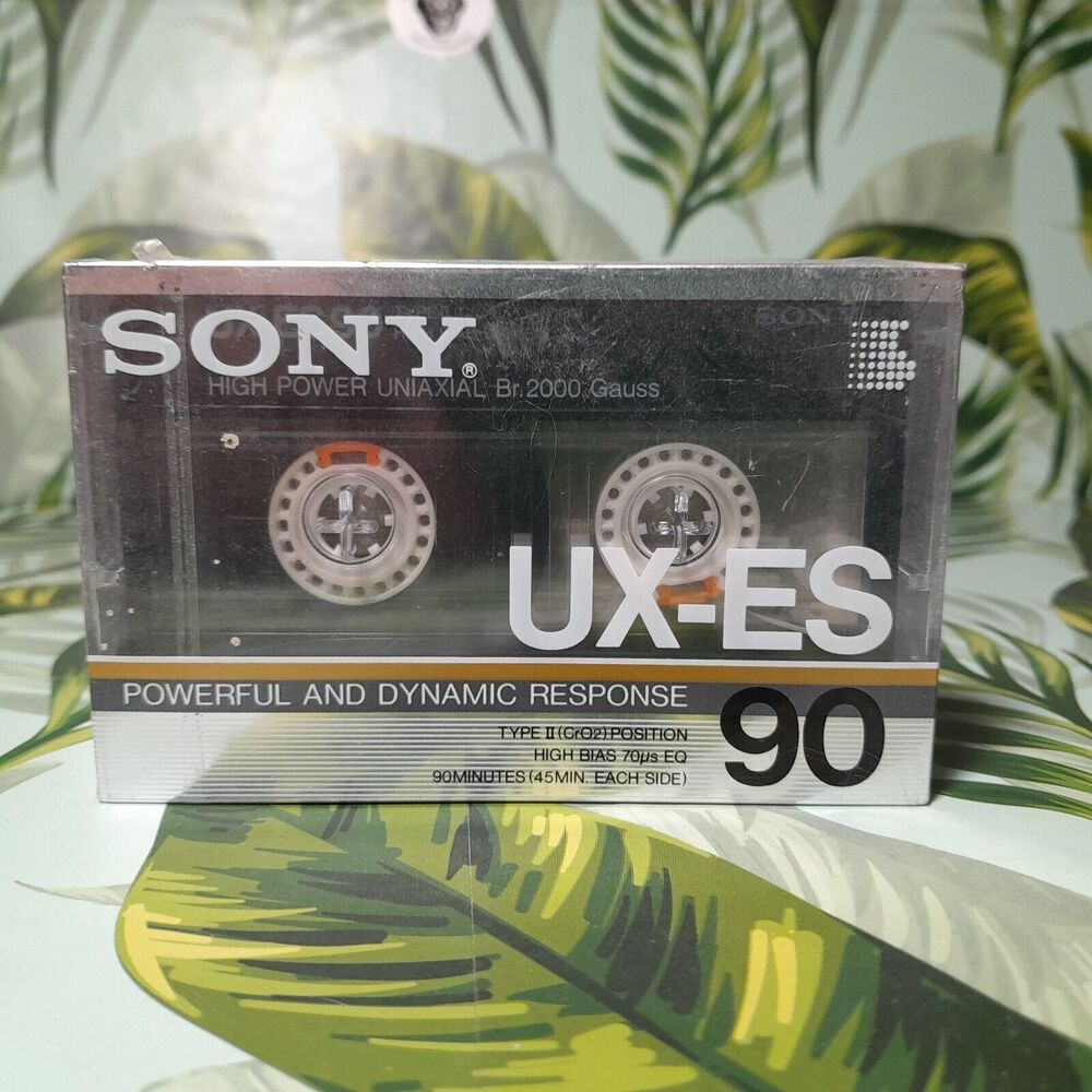 Sony UX-ES 90 Cassette Tape- Type II Cr02 - New & Sealed - Made in Japan